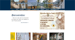 Desktop Screenshot of caminosantiagoleon.es